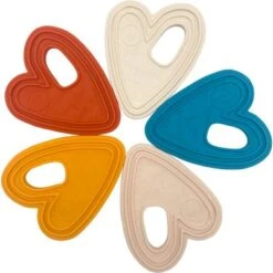 Anneau De Dentition Cœur Off-white -Bébé Rêves Promos Magasin anneau de dentition coeur off white 3