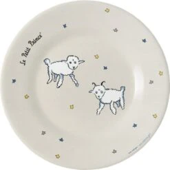 Assiette à Dessert Le Petit Prince Taupe