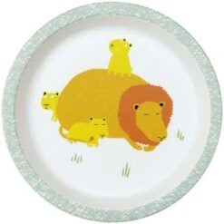 Assiette Bébé Plate En Mélamine La Savane