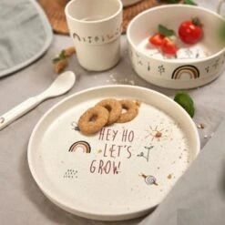 LÄSSIG Assiette Hey Ho Let's Grow Vert Garden Explorer -Bébé Rêves Promos Magasin assiette hey ho let s grow vert garden explorer 4