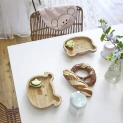 LÄSSIG Assiette Ventouse En Bambou Chat Little Chums -Bébé Rêves Promos Magasin assiette ventouse en bambou chat little chums 5