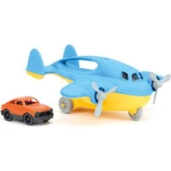 Green Toys Avion Cargo Et Mini Voiture
