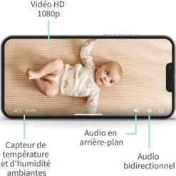 Babyphone Audio Avec Vidéo Owlet Cam 2 Blanc -Bébé Rêves Promos Magasin babyphone audio avec video owlet cam 2 blanc 5