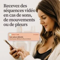 Babyphone Audio Avec Vidéo Owlet Cam 2 Blanc -Bébé Rêves Promos Magasin babyphone audio avec video owlet cam 2 blanc 8