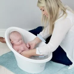 Baignoire Bébé Ergonomique Blanche -Bébé Rêves Promos Magasin baignoire bebe ergonomique blanche 6