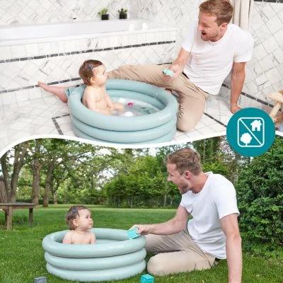 BabyMoov Baignoire Gonflable Aqua Dots Avec Transat Intégré 7 BabyMoov Baignoire Gonflable Aqua Dots Avec Transat Intégré – Image 7