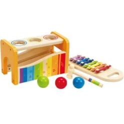 Hape Banc à Marteler Avec Xylophone -Bébé Rêves Promos Magasin banc a marteler avec xylophone 3