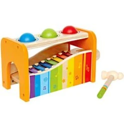 Hape Banc à Marteler Avec Xylophone -Bébé Rêves Promos Magasin banc a marteler avec xylophone 4