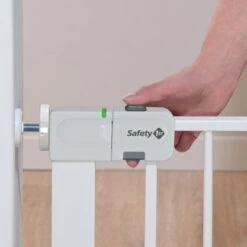 Safety 1st Barrière De Sécurité Auto Close Métal Blanc -Bébé Rêves Promos Magasin barriere de securite auto close metal blanc 7