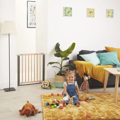 Badabulle Barrière De Sécurité En Bois Et Métal Safe & Lock 9 Badabulle Barrière De Sécurité En Bois Et Métal Safe & Lock – Image 9