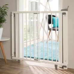 Barrière De Sécurité Pivotante Plus Pour Porte (58 à 105 Cm) -Bébé Rêves Promos Magasin barriere de securite pivotante plus pour porte 58 a 105 cm 6