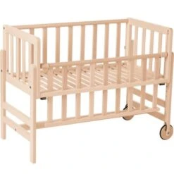 Berceau Cododo Betty Naturel Brut (45 X 90 Cm) -Bébé Rêves Promos Magasin berceau cododo betty naturel brut 45 x 90 cm 3