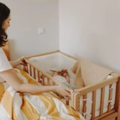 Berceau Cododo Betty Naturel Brut (45 X 90 Cm) -Bébé Rêves Promos Magasin berceau cododo betty naturel brut 45 x 90 cm 6