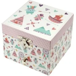 Trousselier Boîte à Bijoux Musicale Phosphorescente Indiens