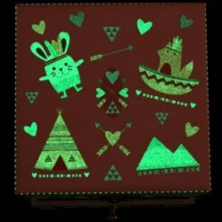 Trousselier Boîte à Bijoux Musicale Phosphorescente Indiens -Bébé Rêves Promos Magasin boite a bijoux musicale phosphorescente indiens 4