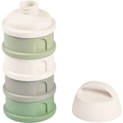 Beaba Boîte Doseuse De Lait Empilable Cotton White/sage Green -Bébé Rêves Promos Magasin boite doseuse de lait empilable cotton white sage green 3
