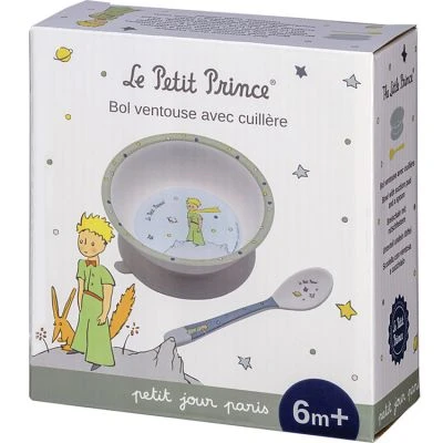 Bol à Ventouse + Cuillère Le Petit Prince 2 Bol à Ventouse + Cuillère Le Petit Prince – Image 2