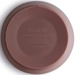 Mushie Bol à Ventouse En Silicone Cloudy Mauve -Bébé Rêves Promos Magasin bol a ventouse en silicone cloudy mauve 3
