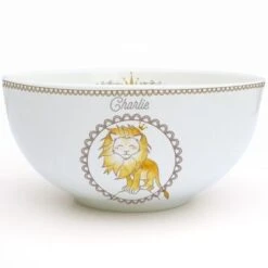 Bol En Porcelaine Lion (personnalisable)