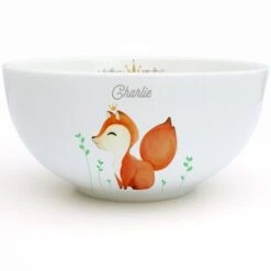 Bol En Porcelaine Nouveau Renard (personnalisable)