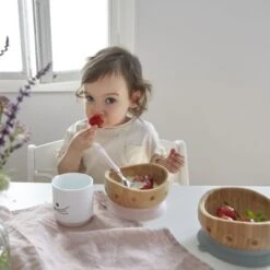 LÄSSIG Bol Ventouse En Bois De Bambou Little Chums Chat 10 LÄSSIG Bol Ventouse En Bois De Bambou Little Chums Chat -Bébé Rêves Promos Magasin bol ventouse en bois de bambou little chums chat 4