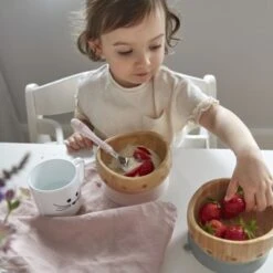 LÄSSIG Bol Ventouse En Bois De Bambou Little Chums Chat 11 LÄSSIG Bol Ventouse En Bois De Bambou Little Chums Chat -Bébé Rêves Promos Magasin bol ventouse en bois de bambou little chums chat 5