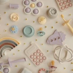 Mushie Brosse à Dent D'apprentissage Fleur Soft Lilac -Bébé Rêves Promos Magasin brosse a dent d apprentissage fleur soft lilac 5