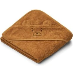 Liewood Cape De Bain Albert Mr Bear Golden Caramel (70 X 70 Cm)