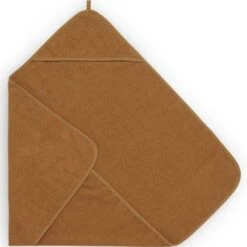 Jollein Cape De Bain En éponge De Coton Caramel (75 X 75 Cm) -Bébé Rêves Promos Magasin cape de bain en eponge de coton caramel 75 x 75 cm 3