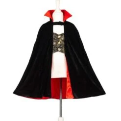 Cape Dracula Avec Dents De Vampire (4-8 Ans)