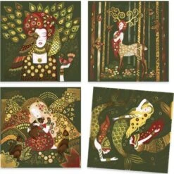 Djeco Cartes à Gratter Métallisées Inspired By Gustav Klimt -Bébé Rêves Promos Magasin cartes a gratter metallisees inspired by gustav klimt 4