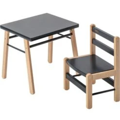 Chaise Basse En Bois Louise Hybride Anthracite -Bébé Rêves Promos Magasin chaise basse en bois louise hybride anthracite 8