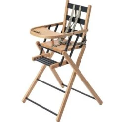 Chaise Haute Extra Pliante Sarah Hybride Anthracite