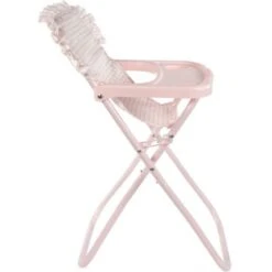 Pasito A Pasito Chaise Haute Pour Poupée Tom Vichy Rosa -Bébé Rêves Promos Magasin chaise haute pour poupee tom vichy rosa 3