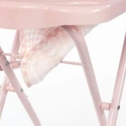Pasito A Pasito Chaise Haute Pour Poupée Tom Vichy Rosa -Bébé Rêves Promos Magasin chaise haute pour poupee tom vichy rosa 4