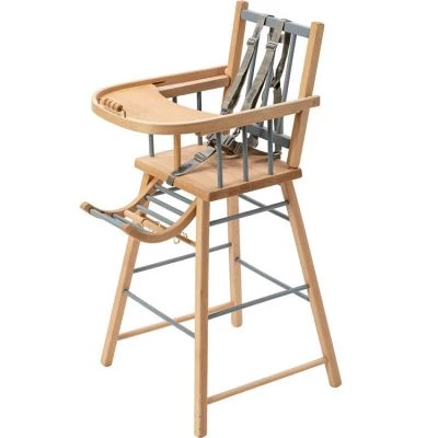 Chaise Haute Traditionnelle André Hybride Bleu Gris 1 Chaise Haute Traditionnelle André Hybride Bleu Gris