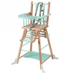 Chaise Haute Transformable Marcel Hybride Vert Menthe