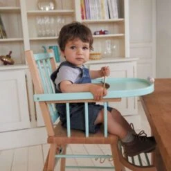 Chaise Haute Transformable Marcel Hybride Vert Menthe -Bébé Rêves Promos Magasin chaise haute transformable marcel hybride vert menthe 4