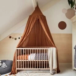 Jollein Ciel De Lit Caramel (245 Cm) -Bébé Rêves Promos Magasin ciel de lit caramel 245 cm 5