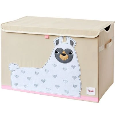 3 Sprouts Coffre à Jouets Lama 1 3 Sprouts Coffre à Jouets Lama