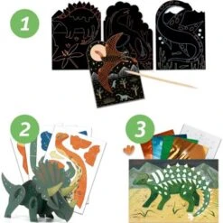 Djeco Coffret Créatif 6 Activités Dino Box -Bébé Rêves Promos Magasin coffret creatif 6 activites dino box 3