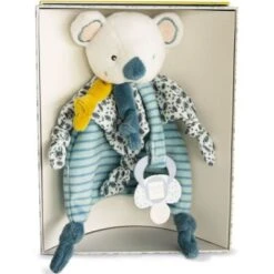 Coffret Doudou Attache Sucette Yoca Le Koala (20 Cm) -Bébé Rêves Promos Magasin coffret doudou attache sucette yoca le koala 20 cm 3