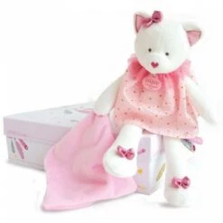 Coffret Peluche Avec Doudou Chat Attrape-rêves (28 Cm)