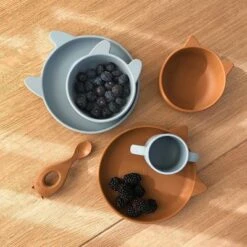 Liewood Coffret Repas En Silicone Vivi Lapin Sea Blue (4 Pièces) -Bébé Rêves Promos Magasin coffret repas en silicone vivi lapin sea blue 4 pieces 3