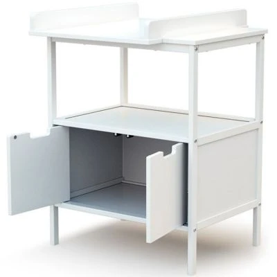 Commode à Langer En Bois De Hêtre Essentiel Blanc 2 Commode à Langer En Bois De Hêtre Essentiel Blanc – Image 2