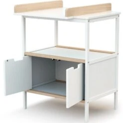 Commode à Langer En Bois De Hêtre Essentiel Plus Blanc -Bébé Rêves Promos Magasin commode a langer en bois de hetre essentiel plus blanc 3
