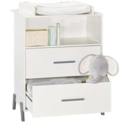 Commode à Langer Joy Gris 10 Commode à Langer Joy Gris -Bébé Rêves Promos Magasin commode a langer joy gris 4
