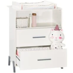 Commode à Langer Joy Gris 11 Commode à Langer Joy Gris -Bébé Rêves Promos Magasin commode a langer joy gris 5