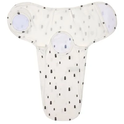 LÄSSIG Couverture D'emmaillotage Bricks Blanc Cassé (0-3 Mois) 3 LÄSSIG Couverture D'emmaillotage Bricks Blanc Cassé (0-3 Mois) – Image 3