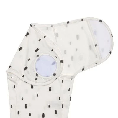 LÄSSIG Couverture D'emmaillotage Bricks Blanc Cassé (0-3 Mois) 4 LÄSSIG Couverture D'emmaillotage Bricks Blanc Cassé (0-3 Mois) – Image 4